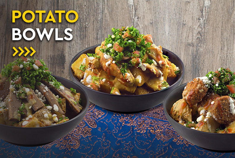 Pita Land Potato Bowls