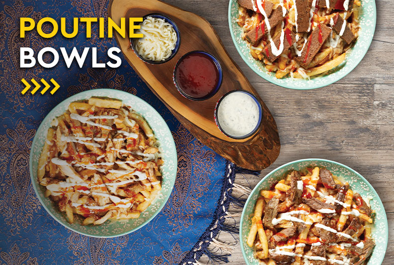 Pita Land Poutine Bowls